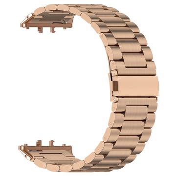 Samsung Galaxy Fit3 Roestvrij Stalen Riem - Rose Gold