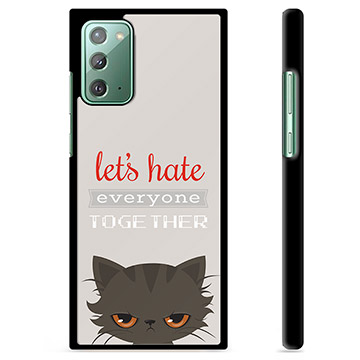 Samsung Galaxy Note20 beschermhoes - Angry Cat