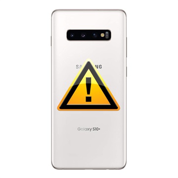 Samsung Galaxy S10+ Batterij Cover Reparatie - Keramische Wit