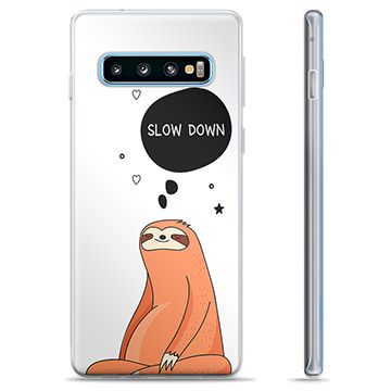 Samsung Galaxy S10+ TPU Hoesje - Vertragen