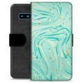 Samsung Galaxy S10 Premium Wallet Hoesje - Groen Mint