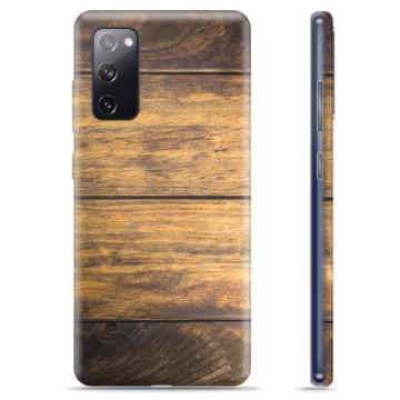 Samsung Galaxy S20 FE TPU Hoesje - Hout