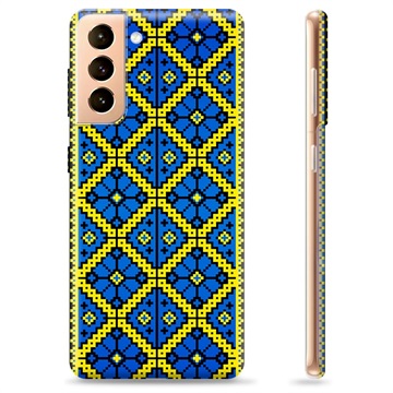 Samsung Galaxy S21+ 5G TPU Hoesje Oekraïne - Ornament