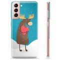 Samsung Galaxy S21 5G TPU Hoesje - Schattige eland