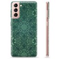 Samsung Galaxy S21 5G TPU-hoesje - Groene Mandala