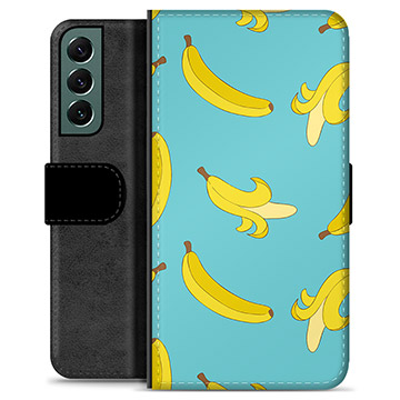 Samsung Galaxy S22+ 5G Premium Wallet Hoesje - Bananen