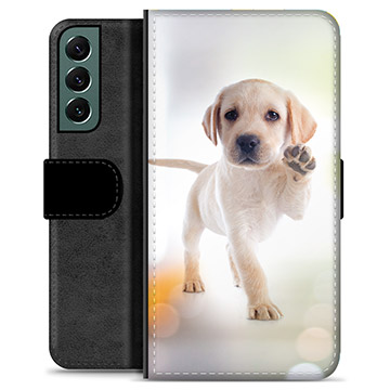 Samsung Galaxy S22+ 5G Premium Portemonnee Hoesje - Hond