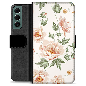 Samsung Galaxy S22+ 5G Premium Wallet Hoesje - Bloemen