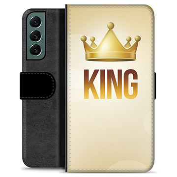 Samsung Galaxy S22+ 5G Premium Portemonnee Hoesje - King