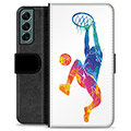 Samsung Galaxy S22+ 5G Premium Portemonnee Hoesje - Slam Dunk