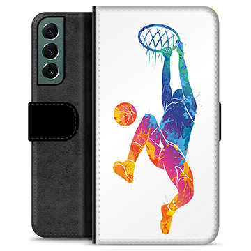 Samsung Galaxy S22+ 5G Premium Portemonnee Hoesje - Slam Dunk