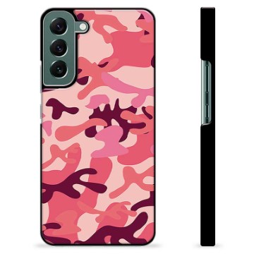 Samsung Galaxy S22+ 5G Beschermende Cover - Roze Camouflage