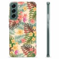 Samsung Galaxy S22+ 5G TPU Hoesje - Roze Bloemen