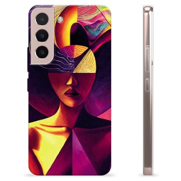 Samsung Galaxy S22 5G TPU-hoesje - Kubistisch Portret