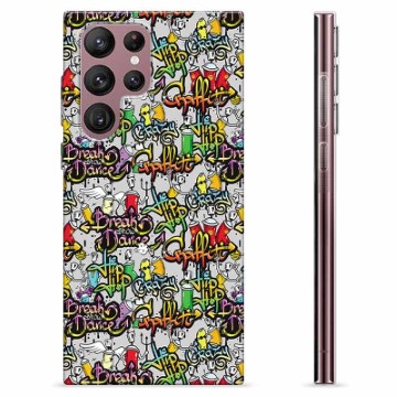 Samsung Galaxy S22 Ultra 5G TPU Hoesje - Graffiti