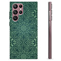 Samsung Galaxy S22 Ultra 5G TPU-hoesje - Groene Mandala