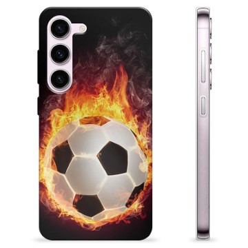 Samsung Galaxy S23 5G TPU-hoesje - Voetbal Vlam