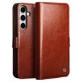 Samsung Galaxy S24 FE Qialino Classic Wallet Leren Hoesje