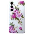 Samsung Galaxy S24 FE Stijlvolle Ultradunne TPU Hoesje - Roos Bloem