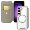 Samsung Galaxy S24 Flip Case met kaartsleuf - MagSafe compatibel - Khaki