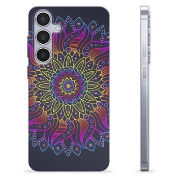 Samsung Galaxy S24+ TPU-hoesje - Kleurrijke Mandala