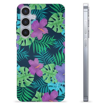 Samsung Galaxy S24+ TPU-hoesje - Tropische Bloem