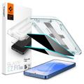 Samsung Galaxy S24/S25 Spigen Glas.tR Ez Fit Privacy Glazen Screenprotector - 2 St.