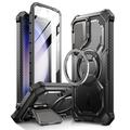 Samsung Galaxy S24 Supcase i-Blason Armorbox Mag Hybride Hoesje - Zwart