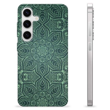 Samsung Galaxy S24 TPU-hoesje - Groene Mandala