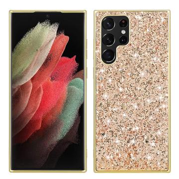 Samsung Galaxy S24 Ultra Glitter Series Hybride Hoesje