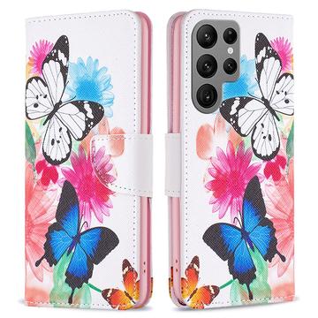 Samsung Galaxy S24 Ultra Wonder Series Portemonnee Hoesje - Vlinders