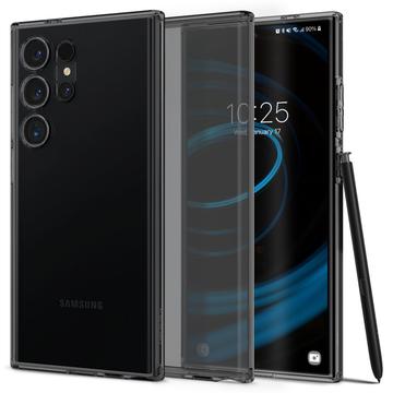 Samsung Galaxy S24 Ultra Spigen Liquid Crystal TPU Hoesje - Doorzichtig Zwart