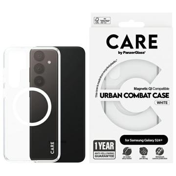 Samsung Galaxy S24+ PanzerGlass Care Transparent Urban Combat Case - MagSafe compatibel - Wit