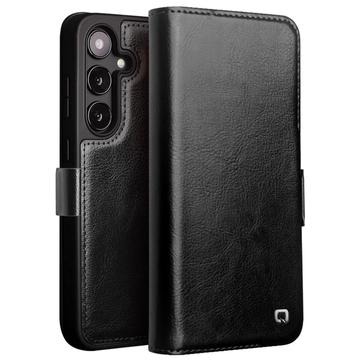 Samsung Galaxy S24+ Qialino Classic Wallet Leren Hoesje