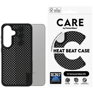 Samsung Galaxy S25 PanzerGlass Care Heat Beat Hoesje - Zwart