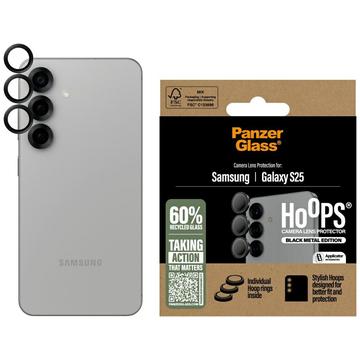 Samsung Galaxy S25 PanzerGlass Hoops Camera Lens Beschermer - Zwart