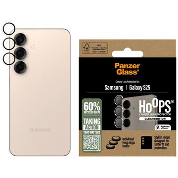 Samsung Galaxy S25 PanzerGlass Hoepels Camera Lens Beschermer - Doorzichtig