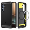 Samsung Galaxy S25 Spigen Rugged Armor Mag TPU Hoesje - Zwart