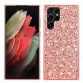 Samsung Galaxy S25 Ultra Glitter Series Hybride Hoesje - Rose Gold