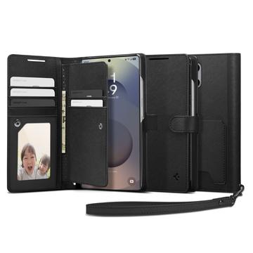 Samsung Galaxy S25 Ultra Spigen Wallet S hoesje - Zwart