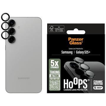 Samsung Galaxy S25+ PanzerGlass Hoepels Keramische Camera Lens Beschermer - Zwart