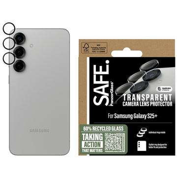 Samsung Galaxy S25+ PanzerGlass Safe Cameralensbeschermer - Doorzichtig