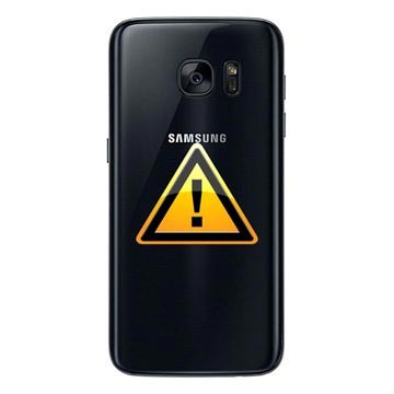 Samsung Galaxy S7 Batterij Cover Reparatie - Zwart