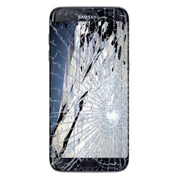 Samsung Galaxy S7 Edge LCD & Touchscreen Reparatie (GH97-18533A) - Zwart