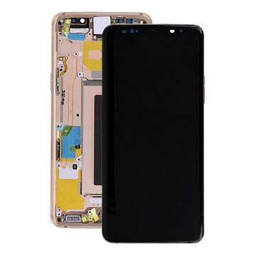 Samsung Galaxy S9 Voorzijde Cover & LCD Display GH97-21696E - Goud