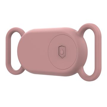 Samsung Galaxy SmartTag 2 Siliconen Hoesje voor Pet-Halsband - Roze