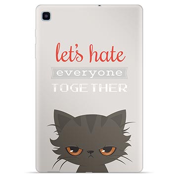 Samsung Galaxy Tab S6 Lite 2020/2022/2024 TPU-hoesje - Angry Cat