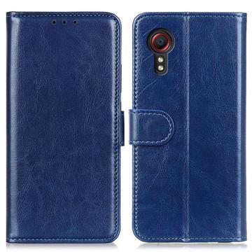 Samsung Galaxy Xcover 7 Portemonnee Hoesje met Magneetsluiting - Blauw