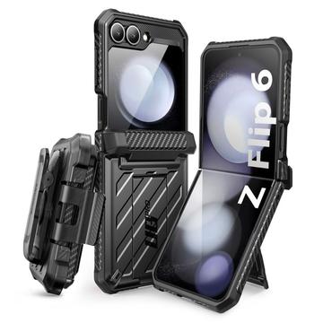 Samsung Galaxy Z Flip6 Supcase Unicorn Beetle Pro Hybride Hoesje - Zwart