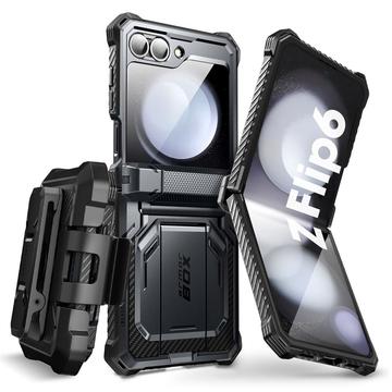 Samsung Galaxy Z Flip6 Supcase i-Blason Armorbox Hybride Hoesje - Zwart